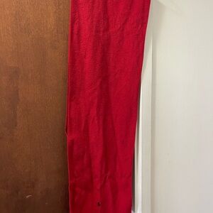 Polo Ralph Lauren Red Knit Scarf